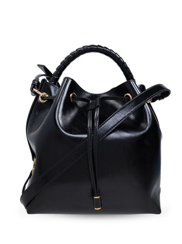 MARCIE LEATHER BUCKET BAG