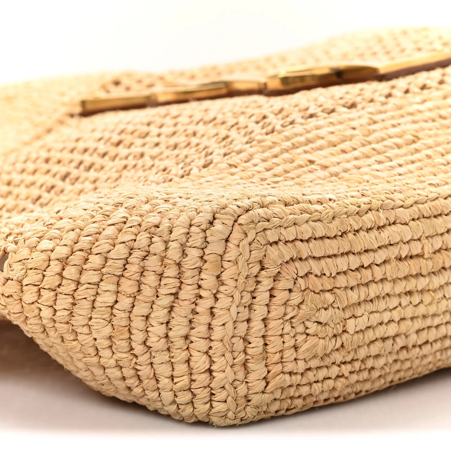 Raffia Icare Shopping Tote Natural