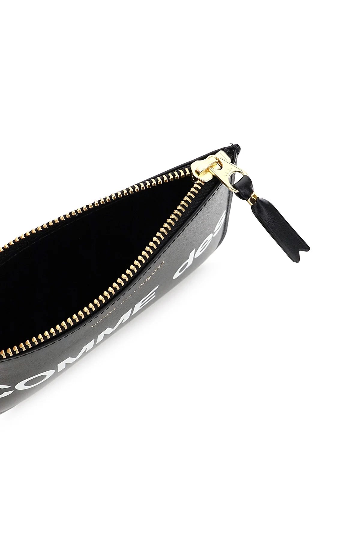 LOGO DETAIL LEATHER POUCH