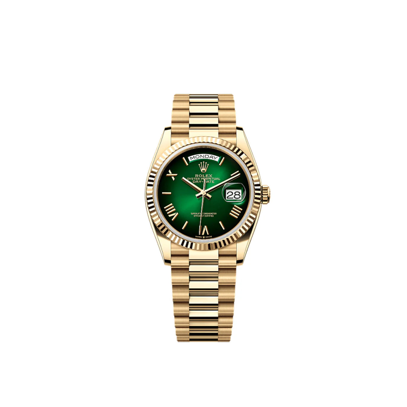 Unworn  Day-Date Ref# 128238-0118