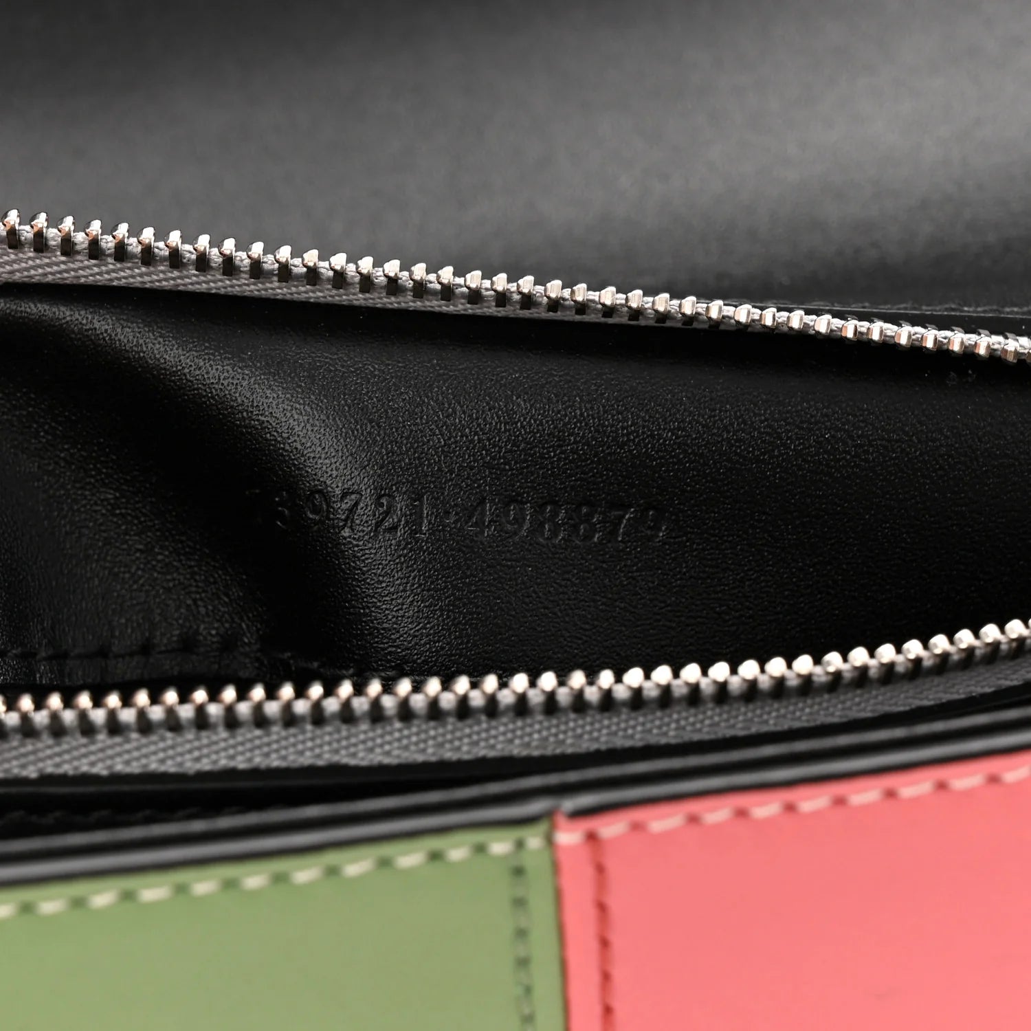 Senna Calfskin Petite GG Top Handle Shoulder Bag Mystic White Silver Multicolor