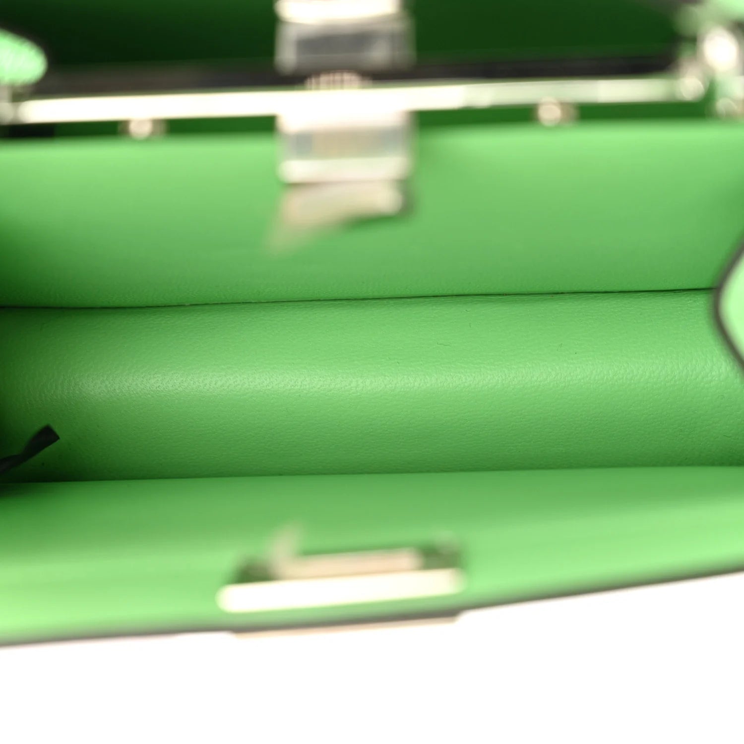 Shiny Nappa Petite Peekaboo I SEE U Satchel Edamame