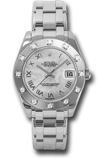 Rolex Datejust Pearlmaster 34Mm Watch: 81319 Mr