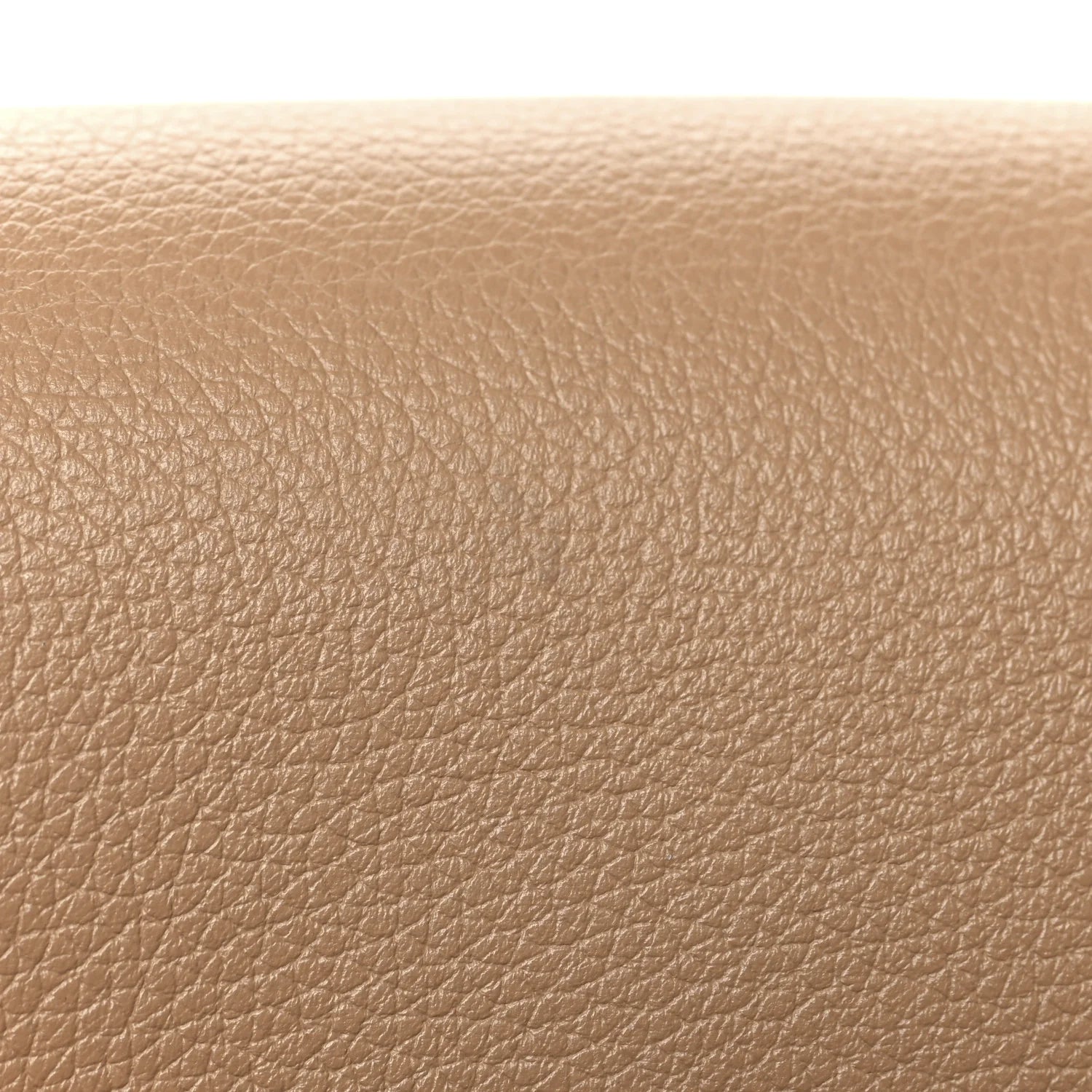 Grained Calfskin Small Marcie Saddle Bag Light Tan