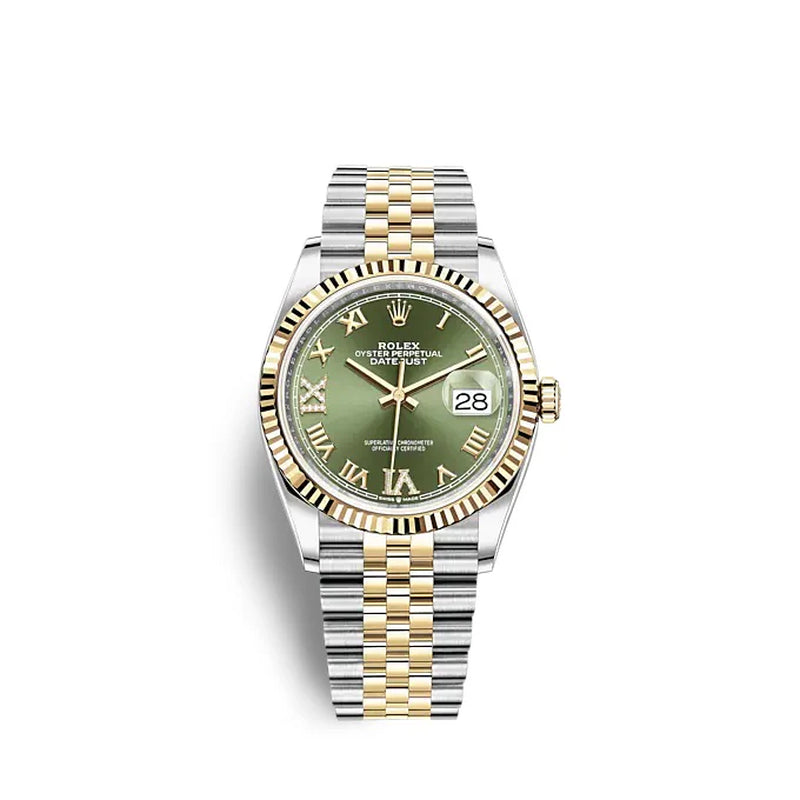 Datejust 36 Oystersteel and Yellow Gold Ref# 126233-0025