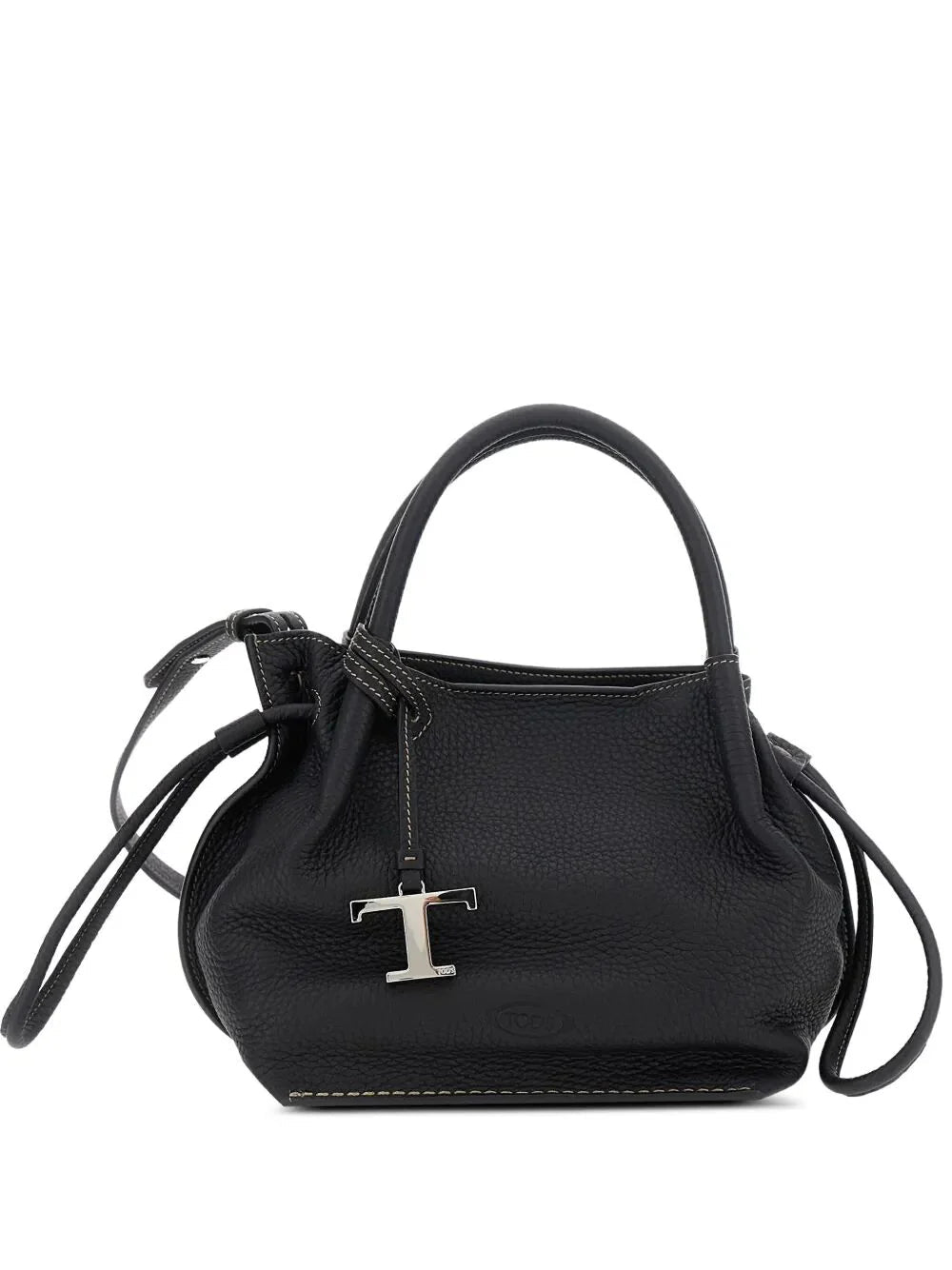 SMALL BUCKET BAG in LEATHER