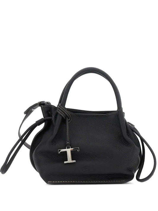 SMALL BUCKET BAG in LEATHER