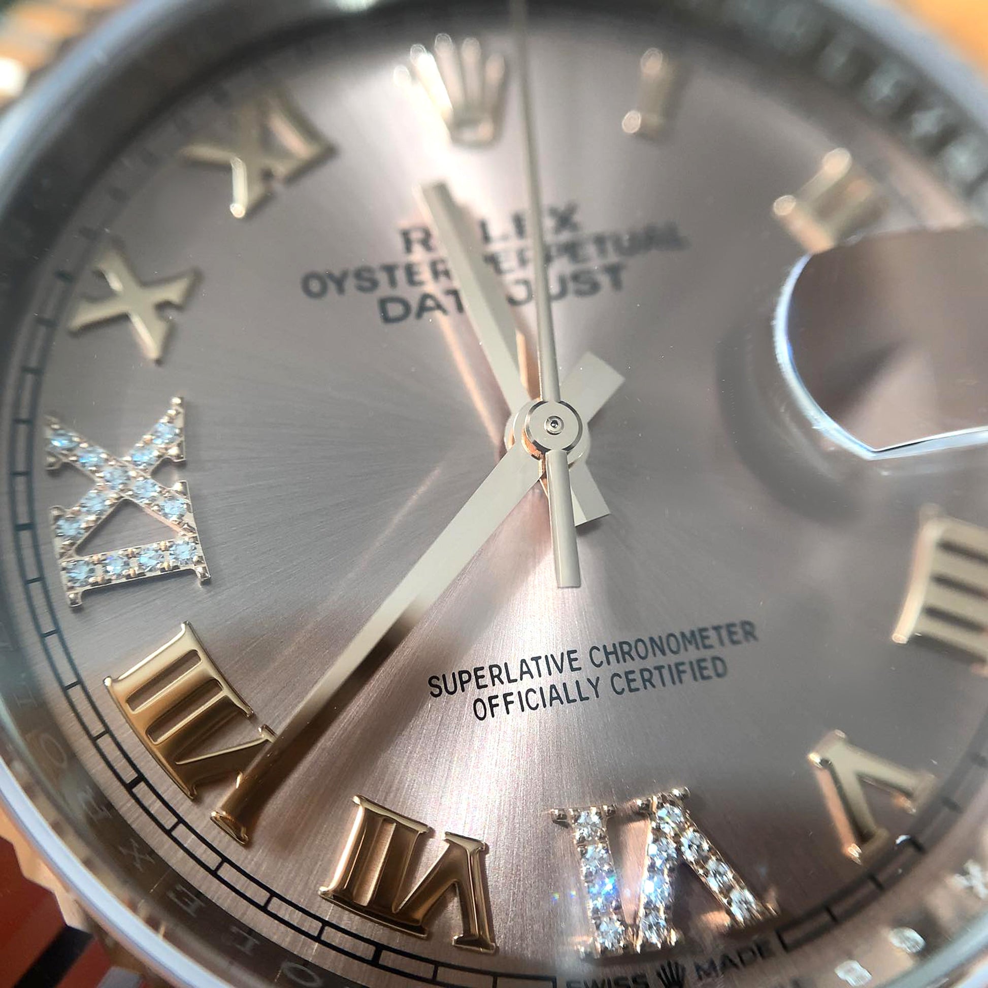 Datejust 36, 18K Everose Gold and Stainless Steel, 36Mm, Ref# 126231-0023