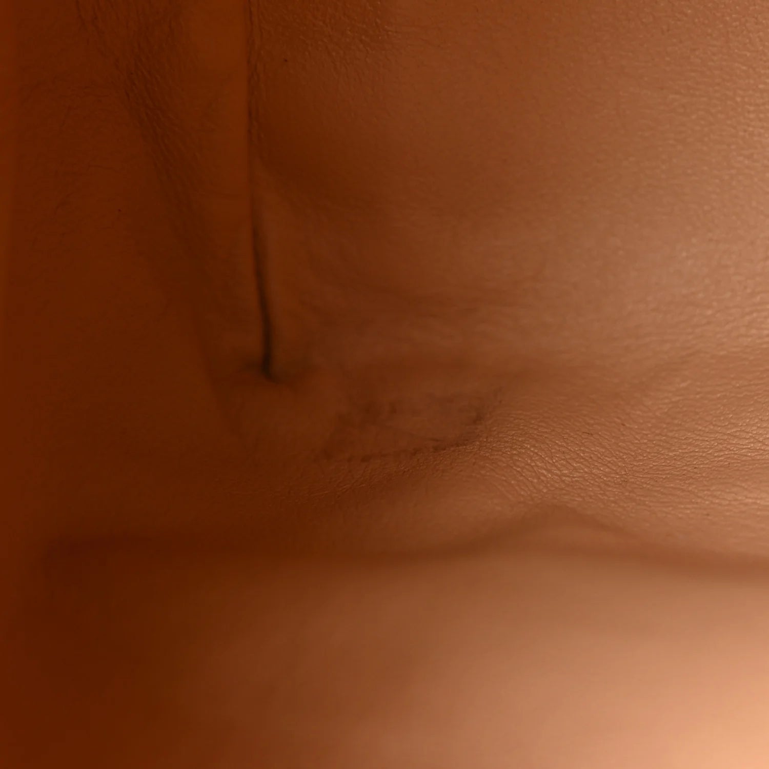 Smooth Calfskin Luxe Ligne Tote Dark Beige