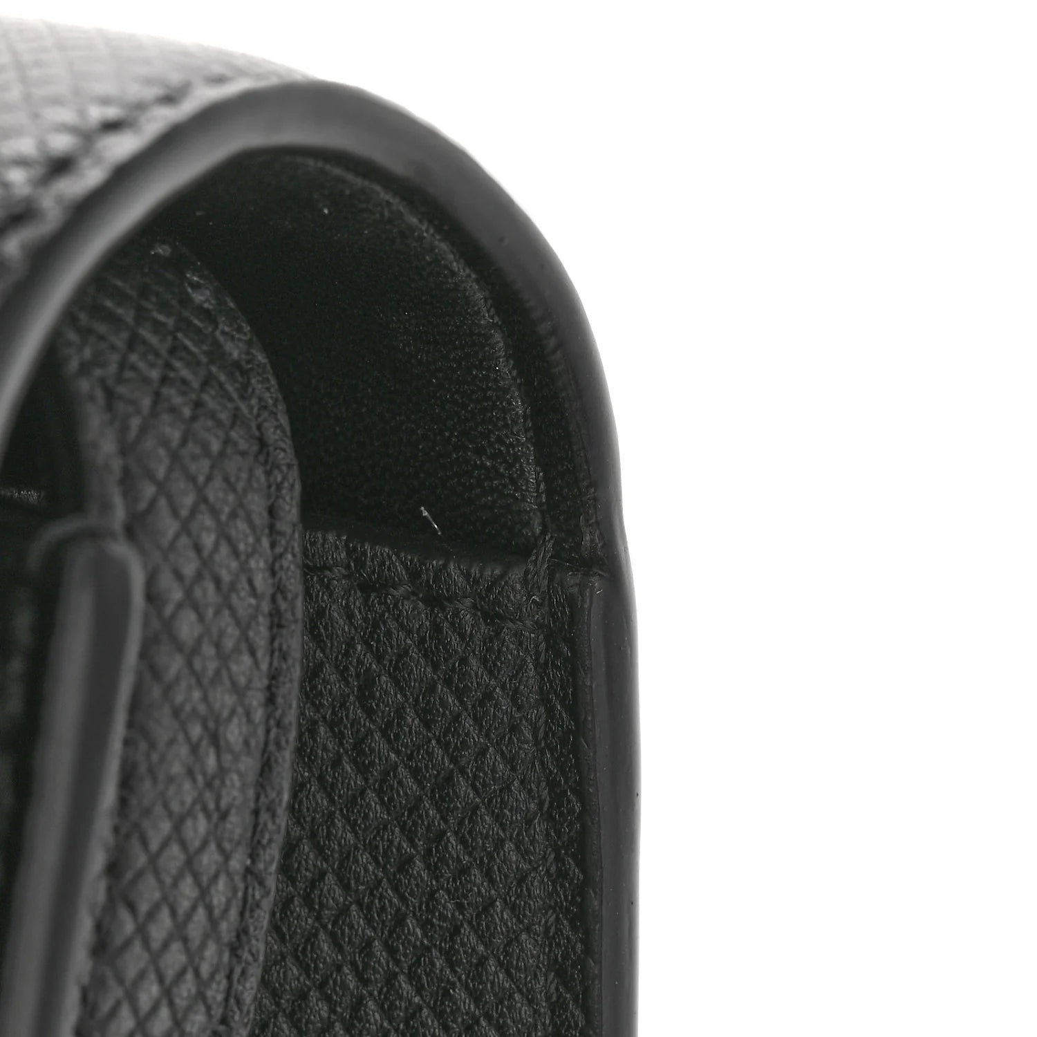 Stamped Saddle Calfskin the Sofia 8.75 Crossbody Black