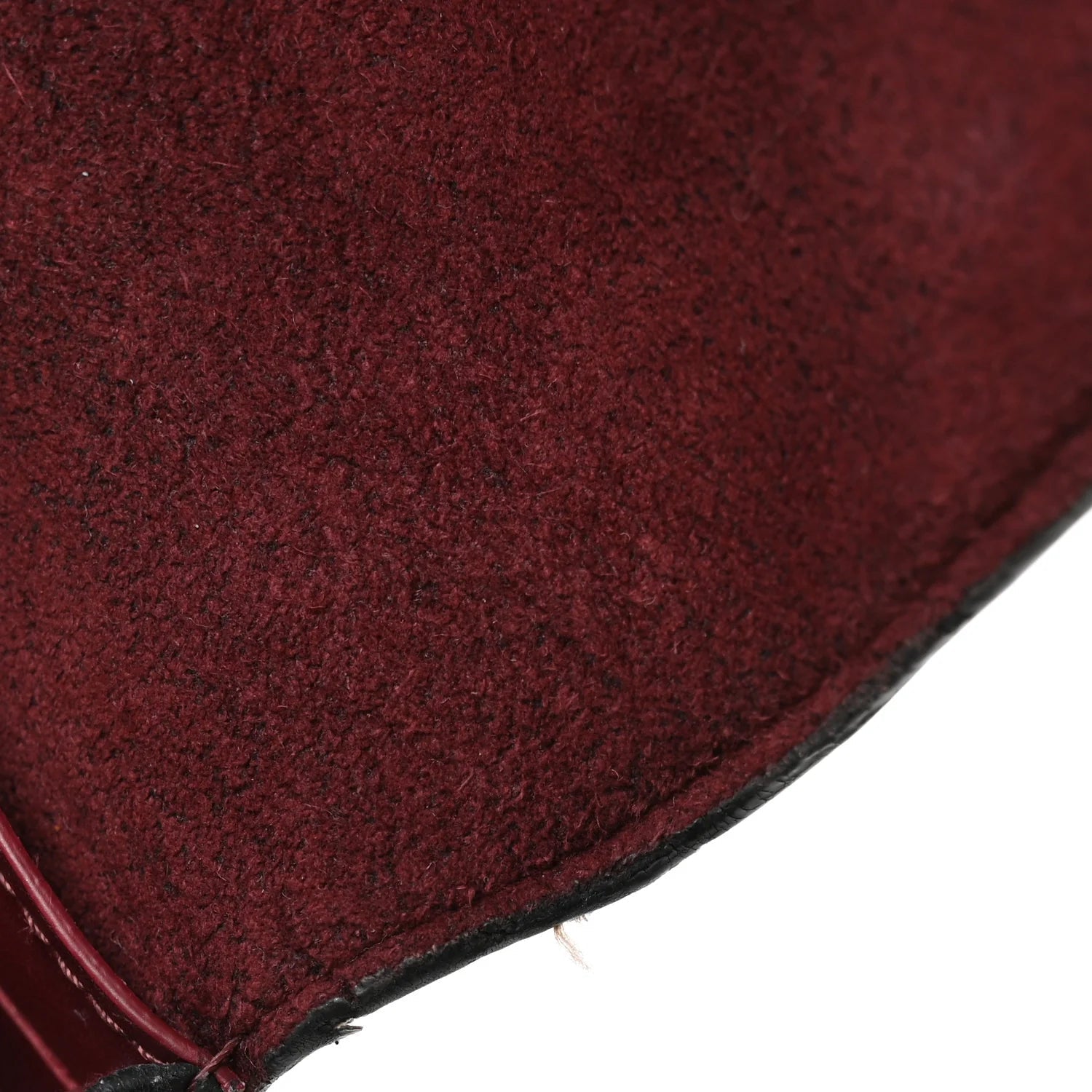 Damier Ebene Vavin Chain Wallet Red