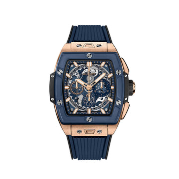 Spirit of Big Bang KING GOLD BLUE CERAMIC Ref# 642.OL.7180.RX