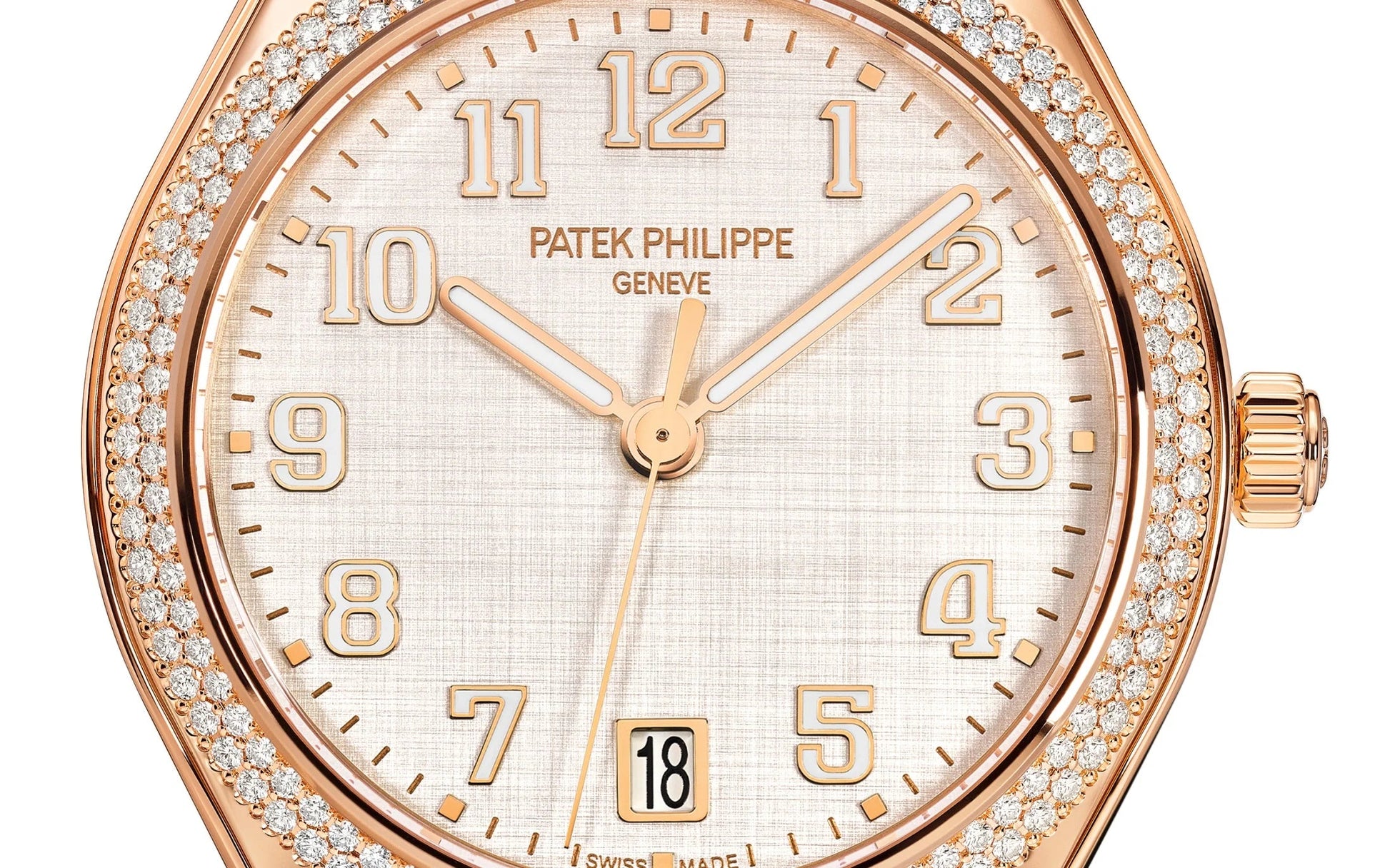 Twenty~4 Automatic, 18K Rose Gold with 160 Diamonds ~0,77Ct, 36Mm, Ref# 7300/1200R-010