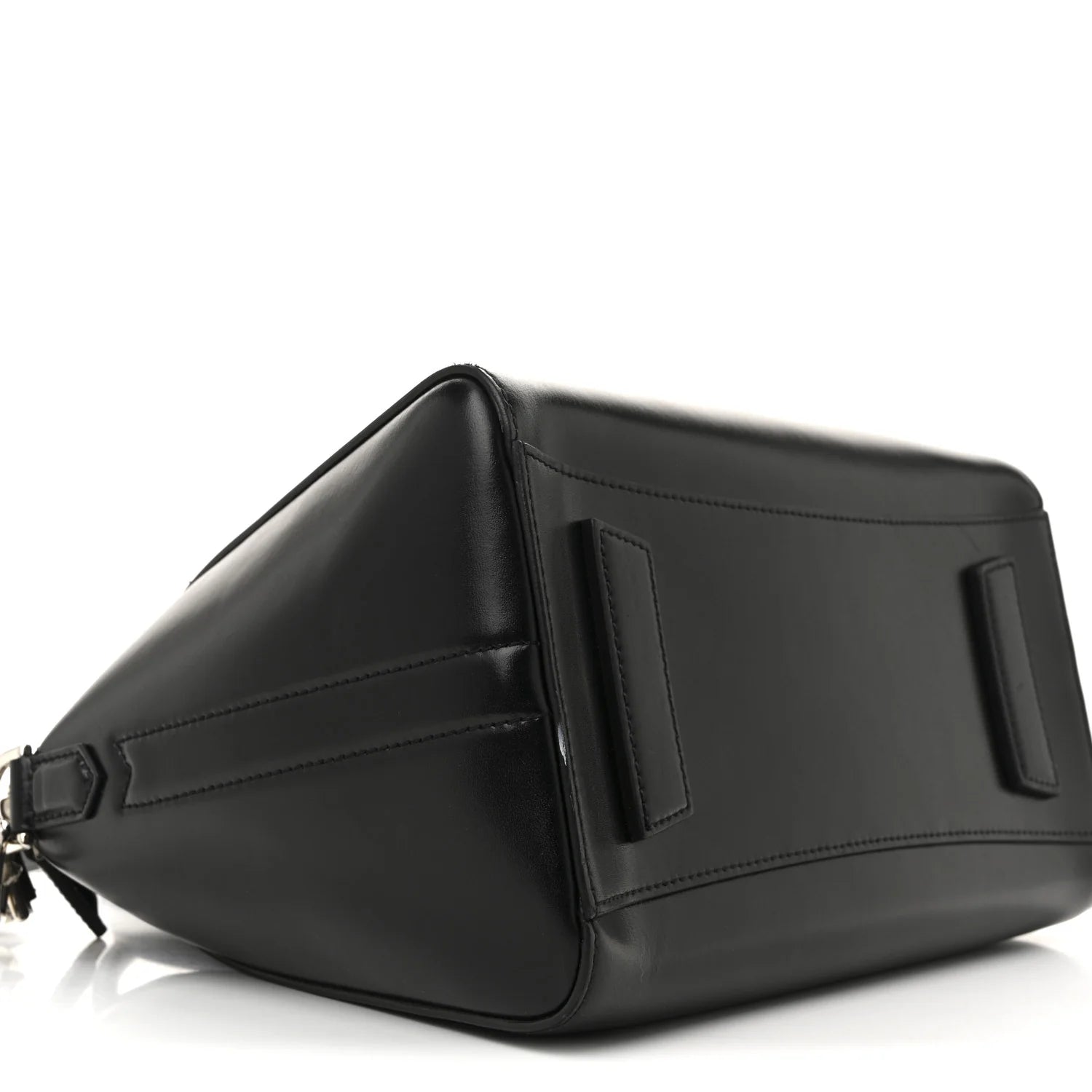 Shiny Lord Calfskin Small Antigona Black