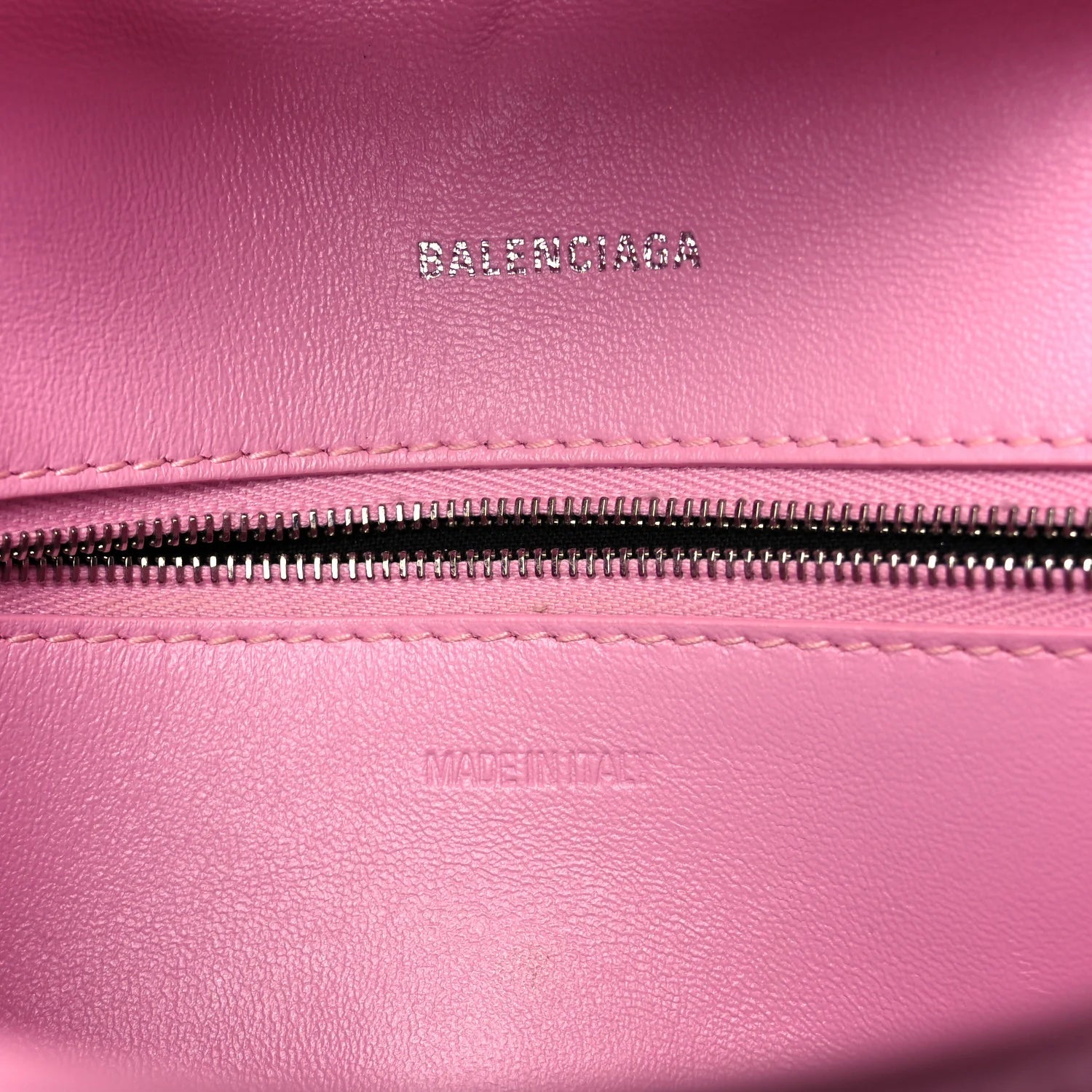 Semi Shiny Smooth Calfskin Small Downtown Shoulder Bag Candy Pink