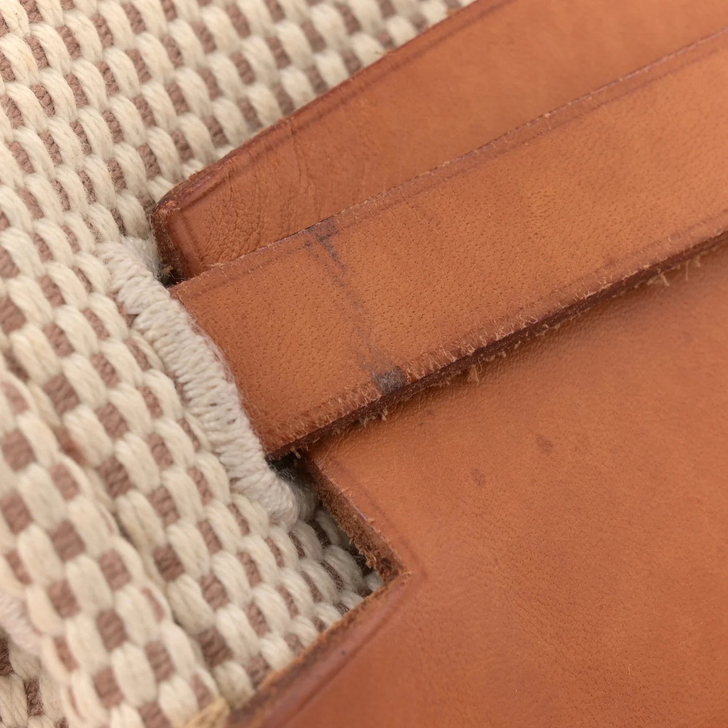 Toile Vache Calfskin Herbag 30 PM Naturel