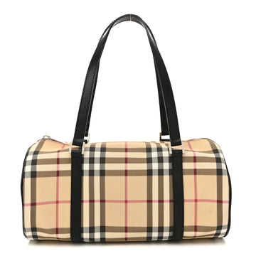 Nova Check Barrel Bag Black