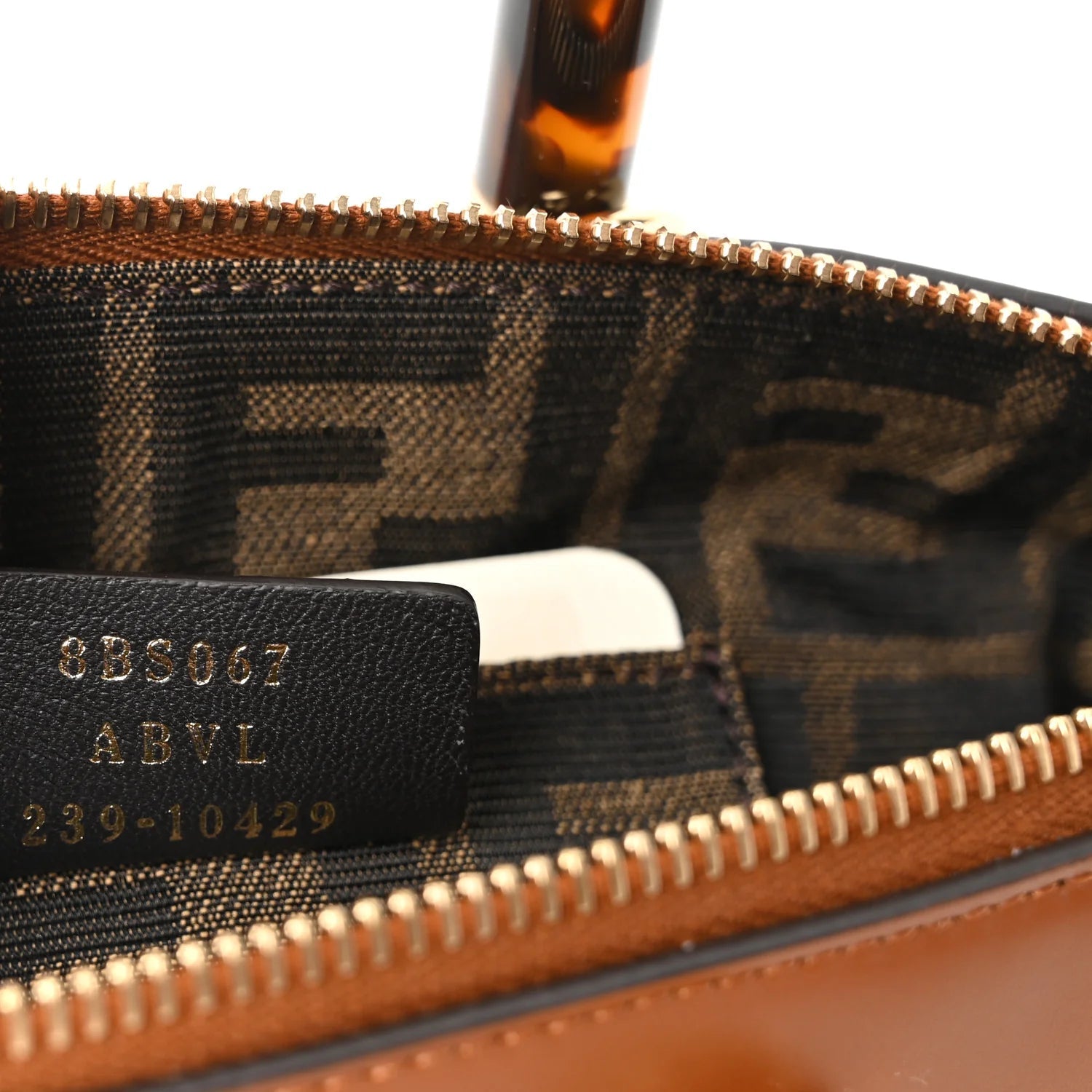 Vitello King Plexiglass Logo Embossed Mini by the Way Top Handle Boston Bag Caramello