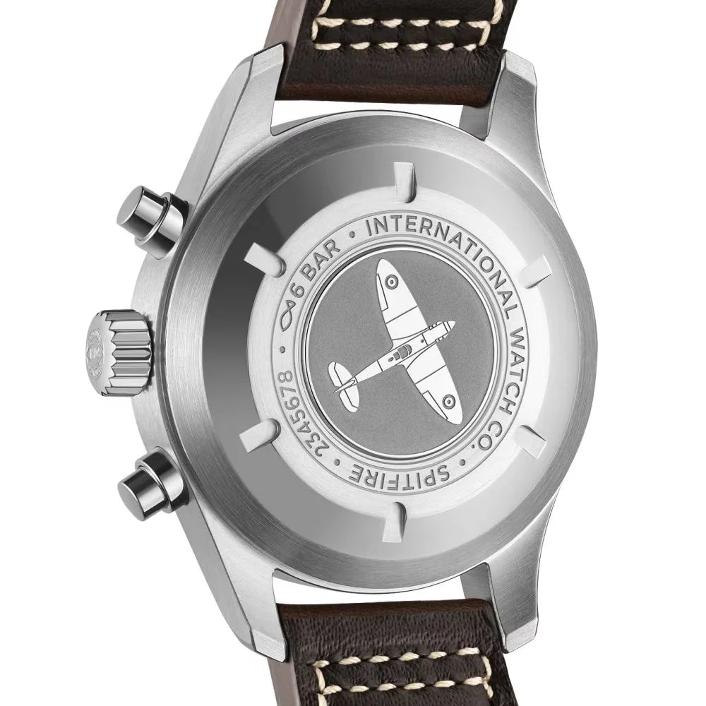 Unworn  Pilot'S Watch Spitfire Chronograph, Stainless Steel , 41Mm, Ref# IW387903, Box and Papers