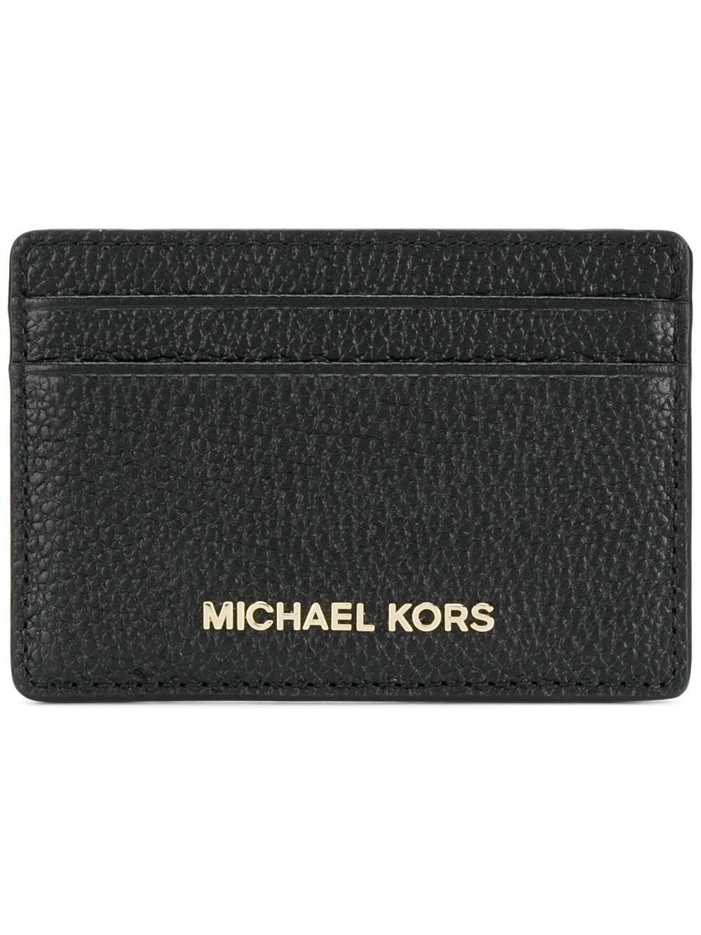 LOGO DETAIL LEATHER CARD HOLDER