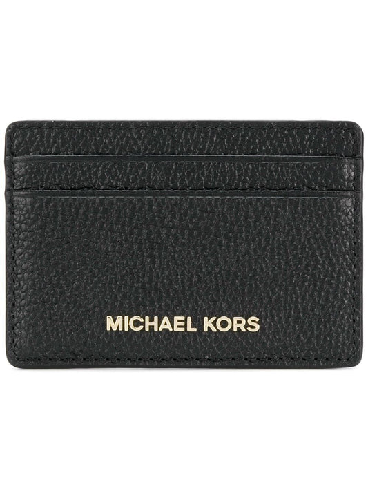 LOGO DETAIL LEATHER CARD HOLDER