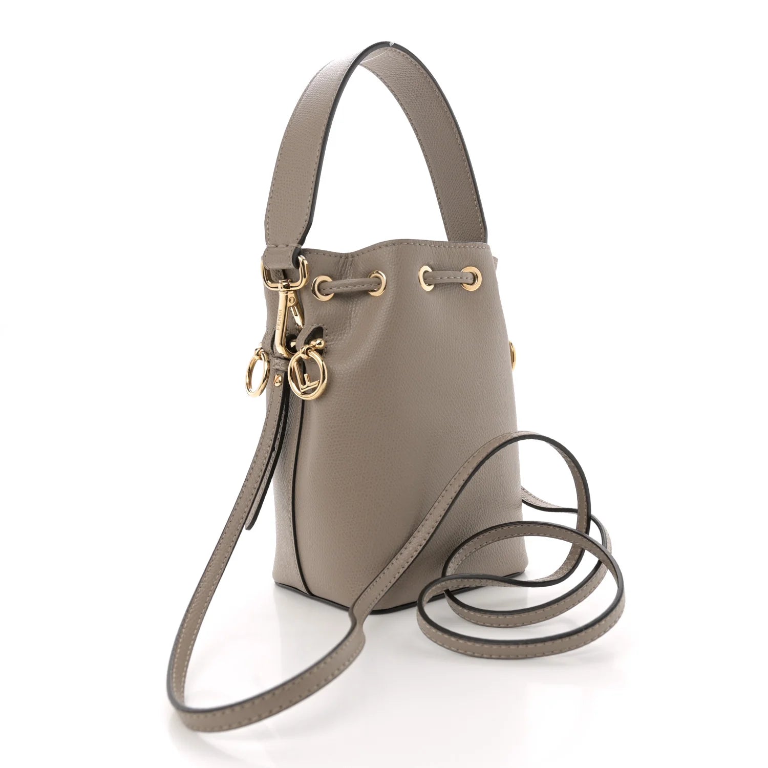 Vitello Cruise F Is  Mini Mon Tresor Bucket Bag Tortora