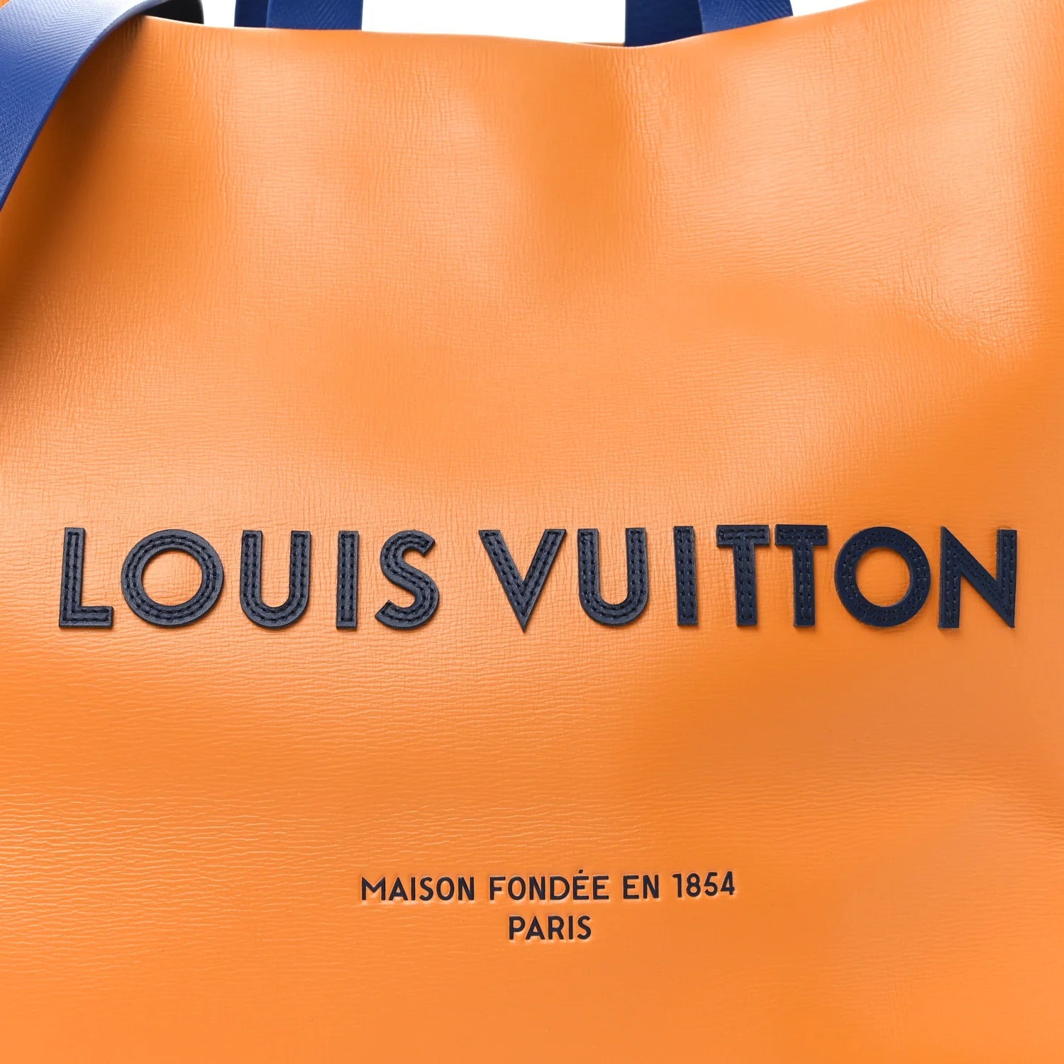 Cowhide Shopper Bag MM Safran