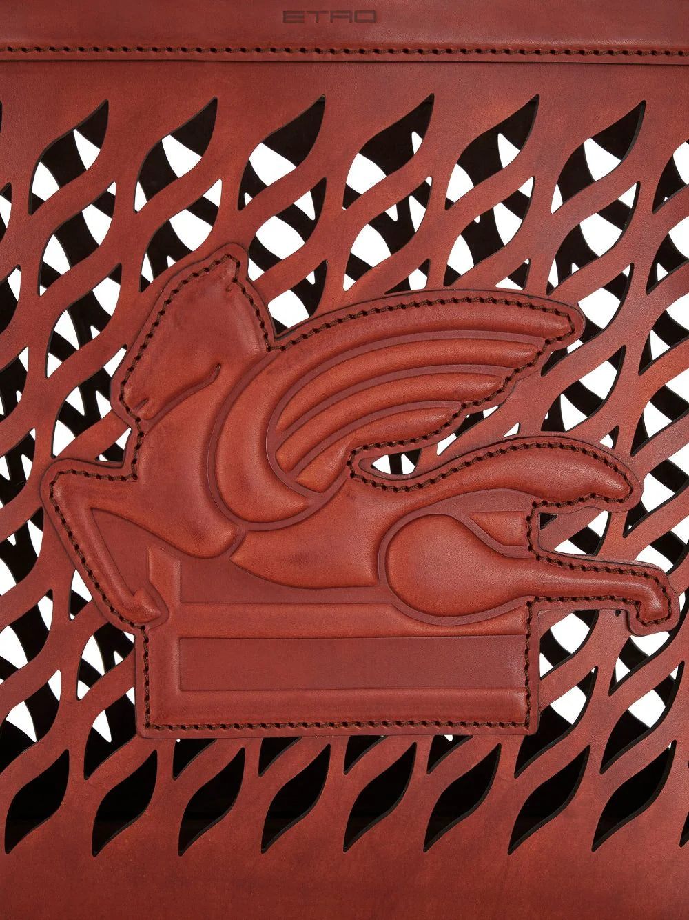 PERFORATED LEATHER SHOPPING BAG