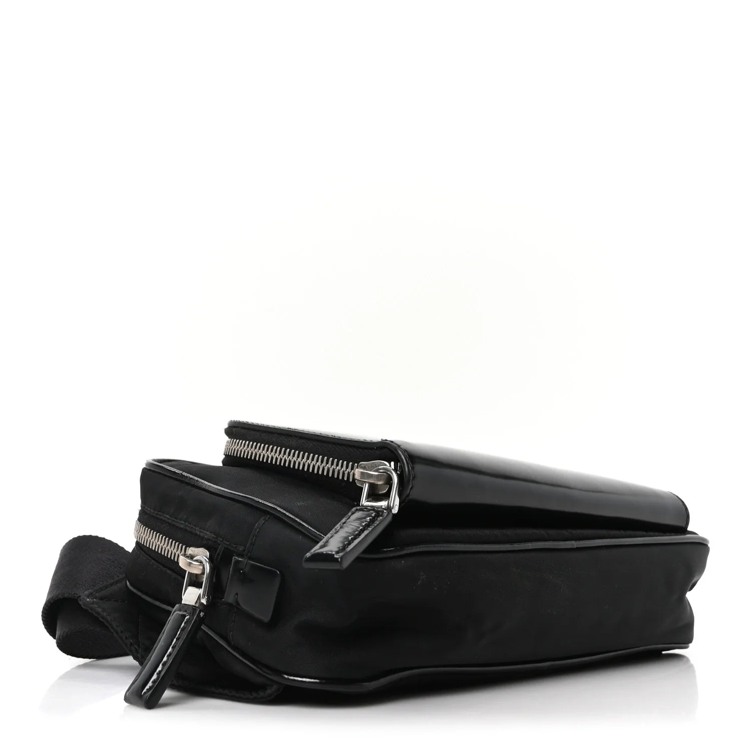 Re-Nylon Spazzolato Belt Bag Black