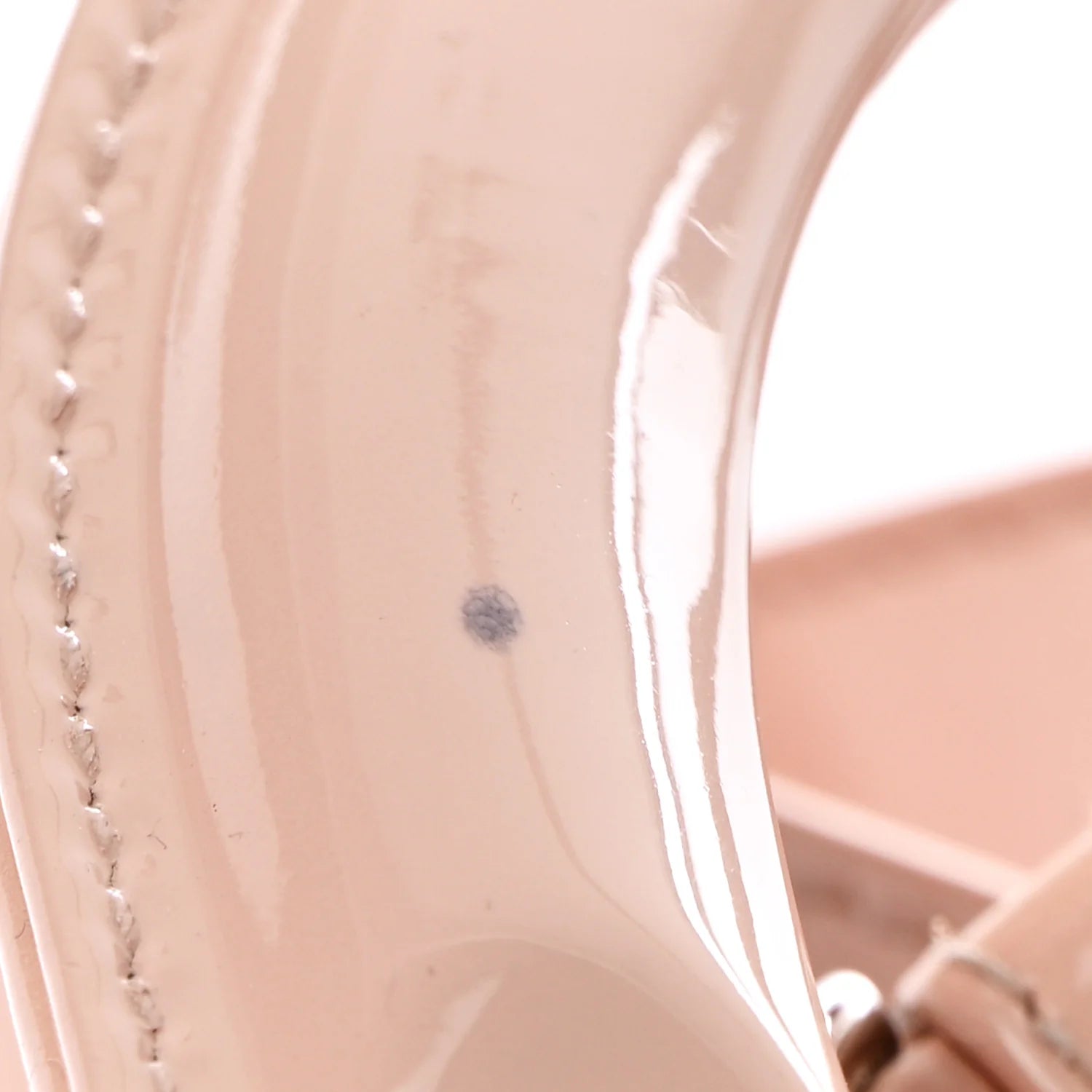 Patent Cannage Medium Lady Dior Rose Clair