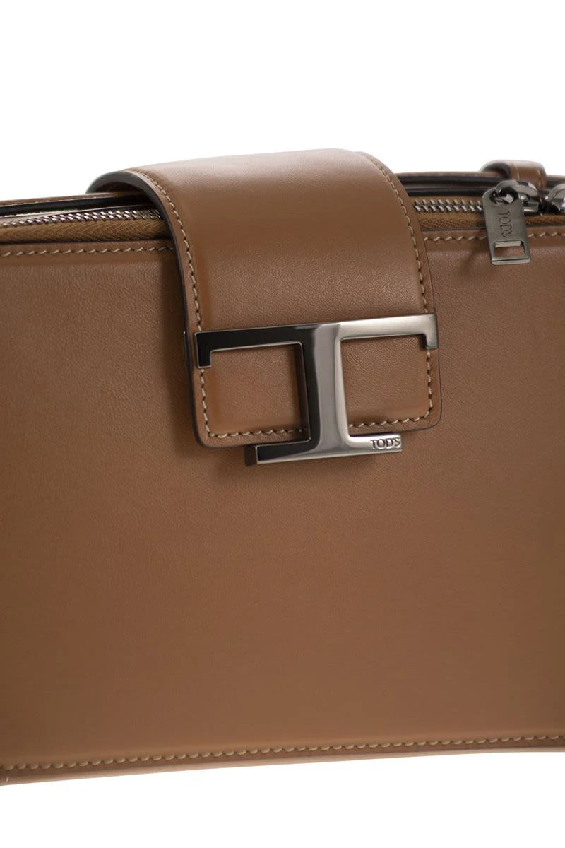 LEATHER MINI CAMERA BAG