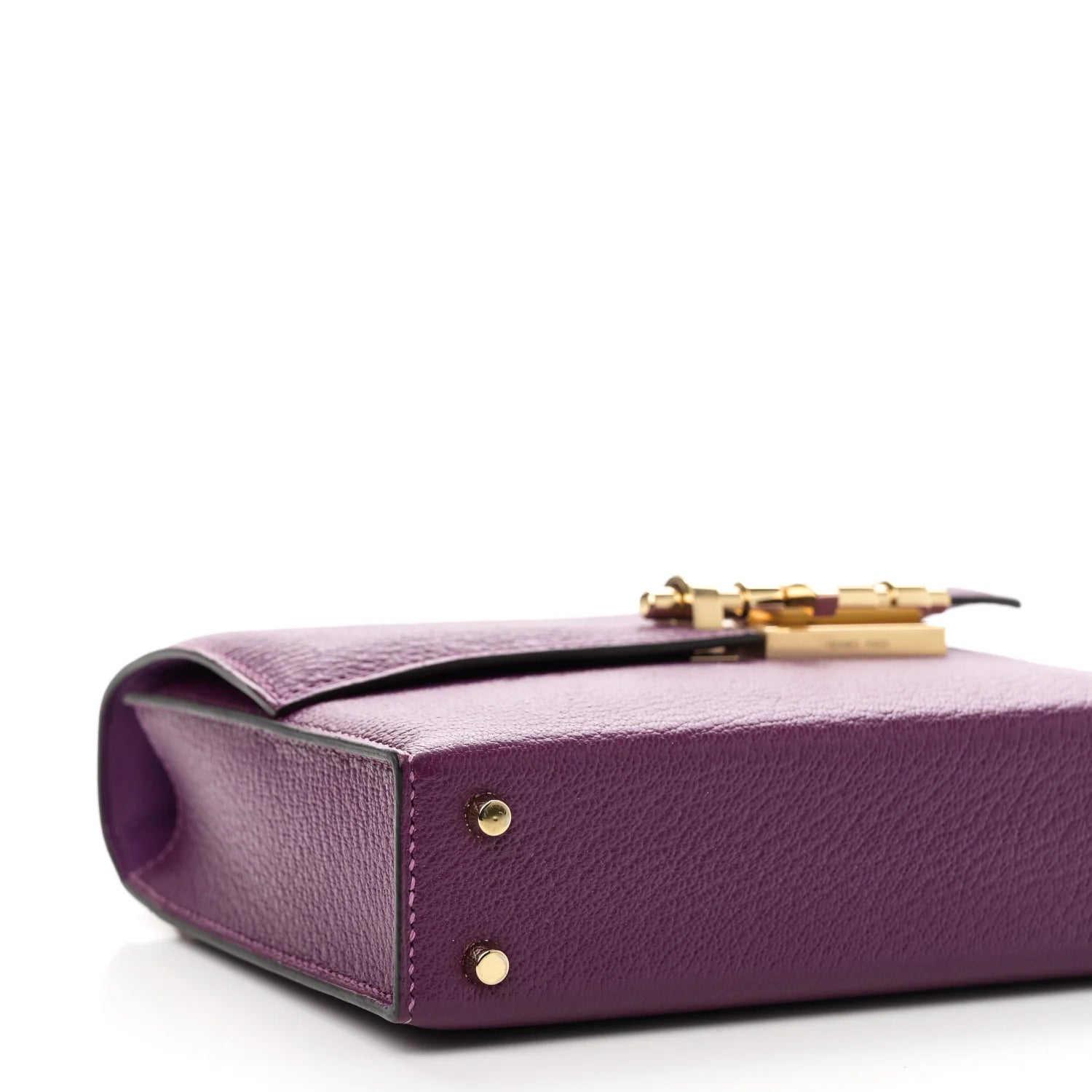 Chevre Mysore Mini Verrou Chaine Bag Anemone