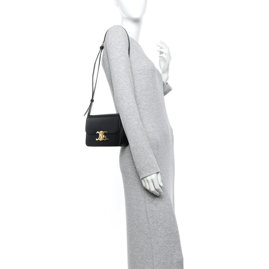 Shiny Calfskin Teen Triomphe Black