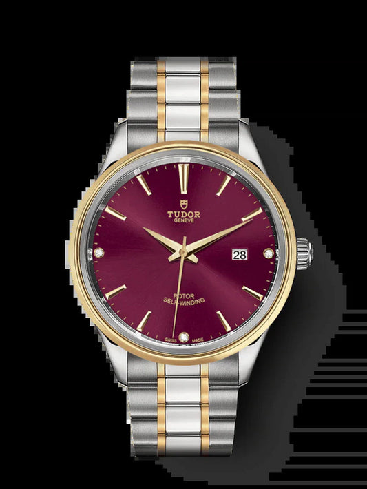 Style, Stainless Steel and Yellow Gold with Diamond-Set, 41Mm, Ref# M12703-0015