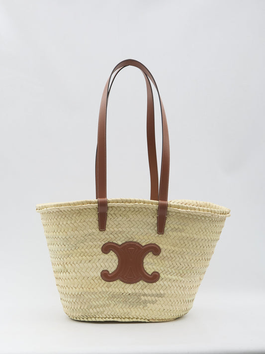 MEDIUM RAFFIA SHOPPING BAG