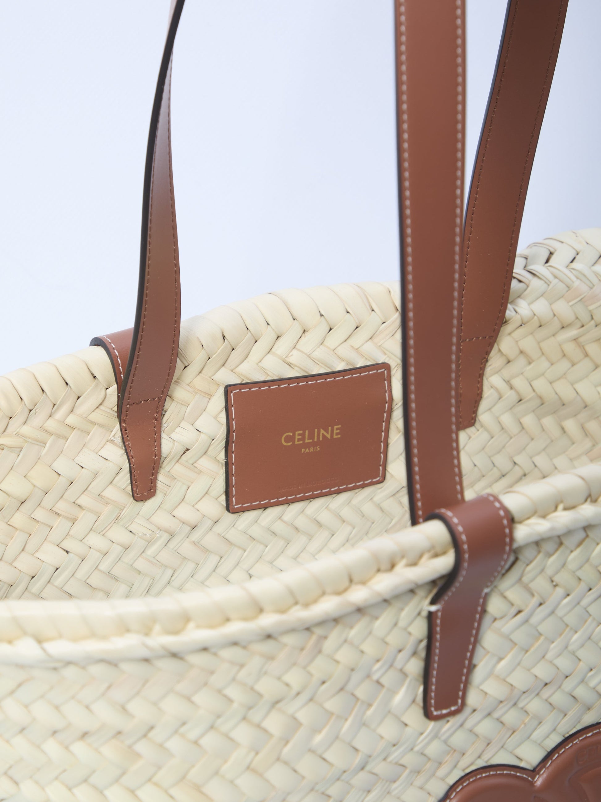 MEDIUM RAFFIA SHOPPING BAG
