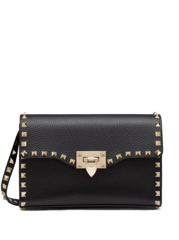 ROCKSTUD SMALL LEATHER SHOULDER BAG