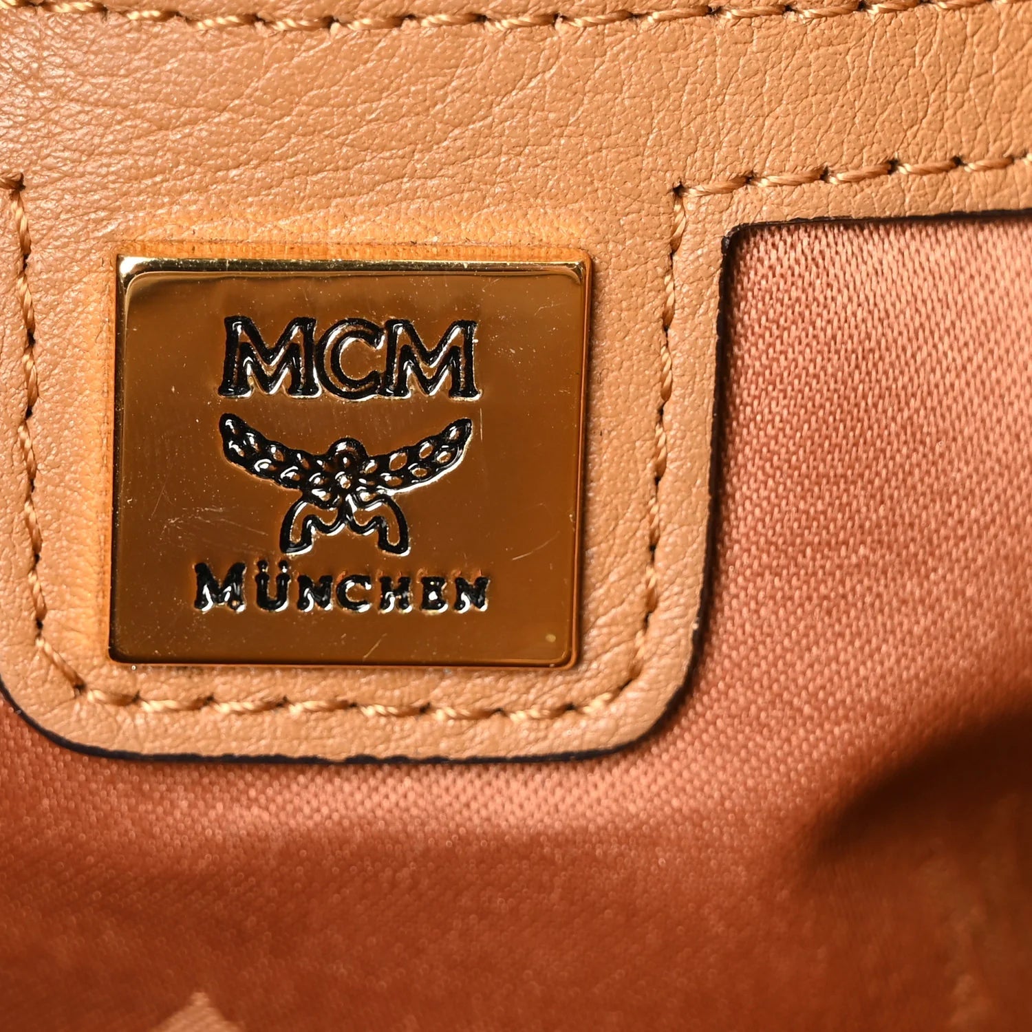 Visetos Drawstring Shopper Cognac