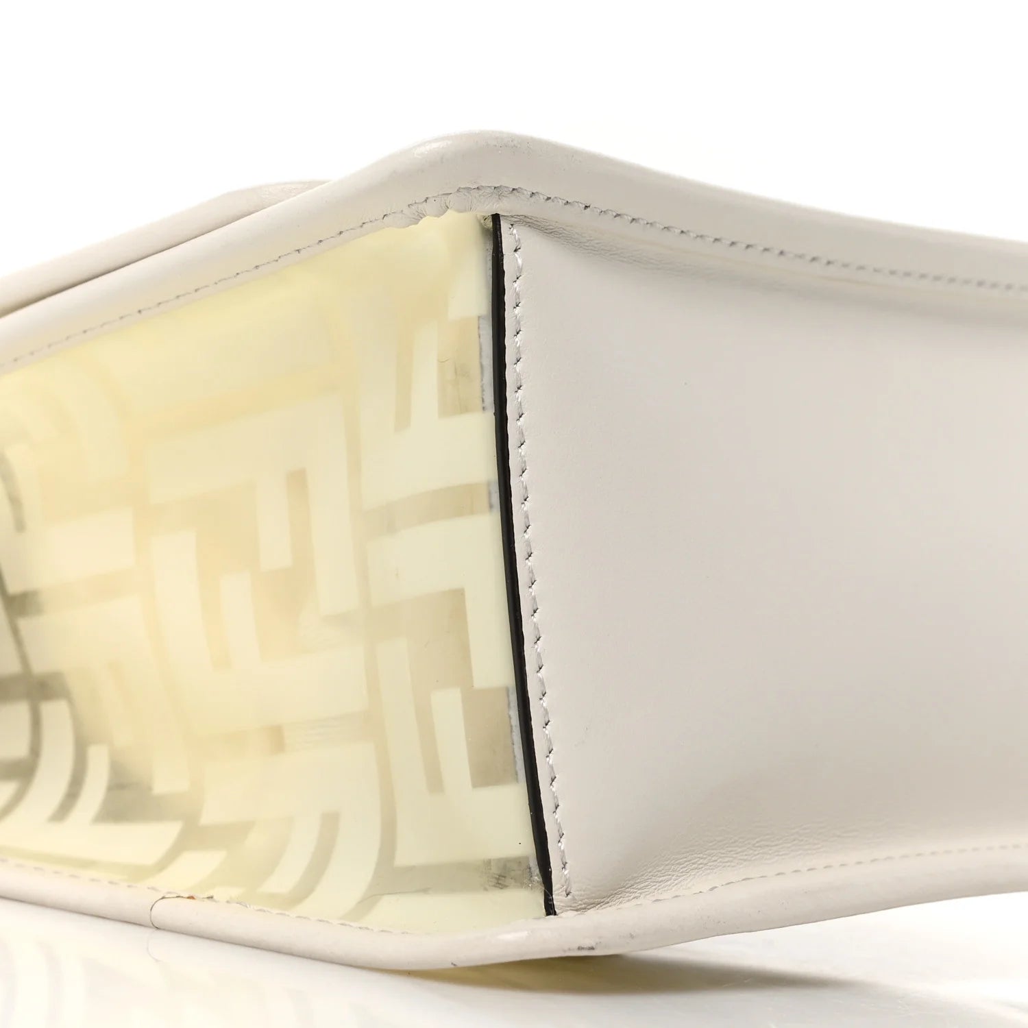 TPU FF Vitello Century F Is  Small Kan I Shoulder Bag White