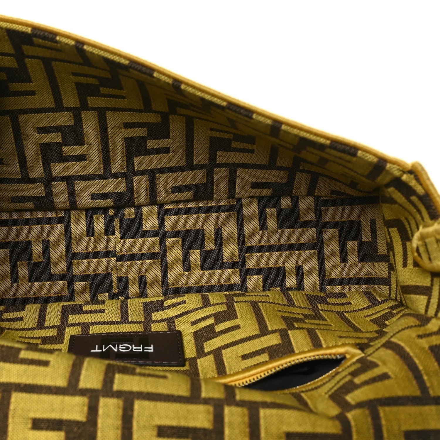 X FRGMT Woven Fabric Jacquard FF Embroidered Baguette Mimosa