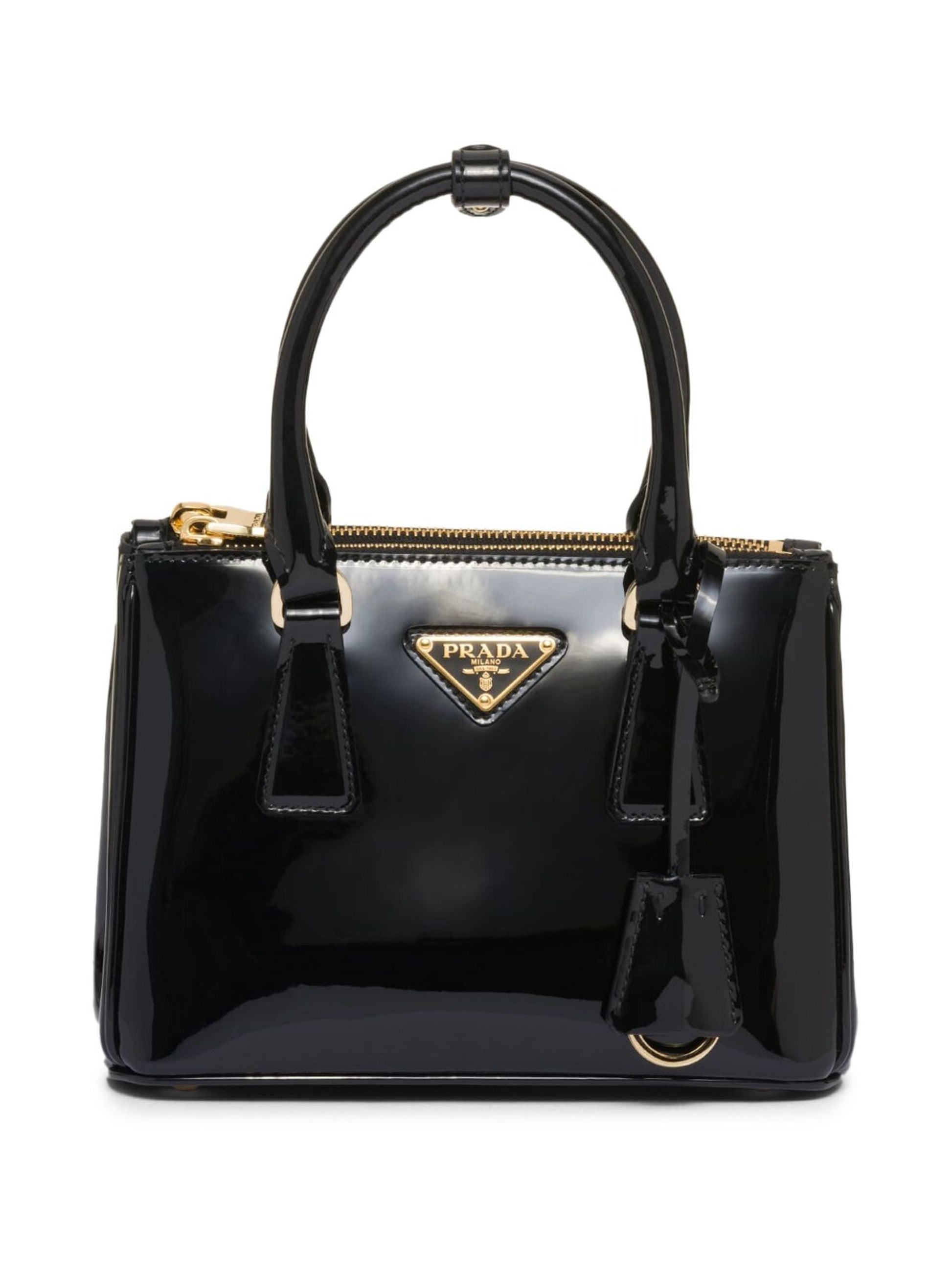 MINI PATENT LEATHER GALLERY BAG