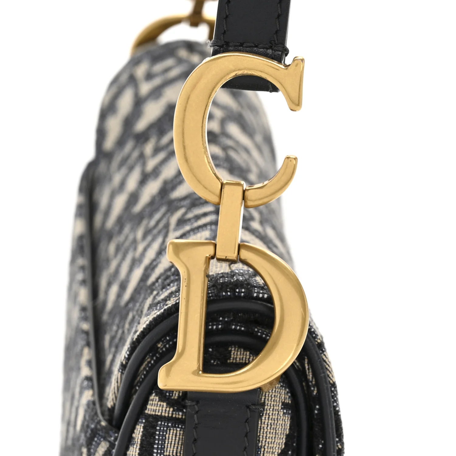 Oblique Mini Saddle Bag Blue