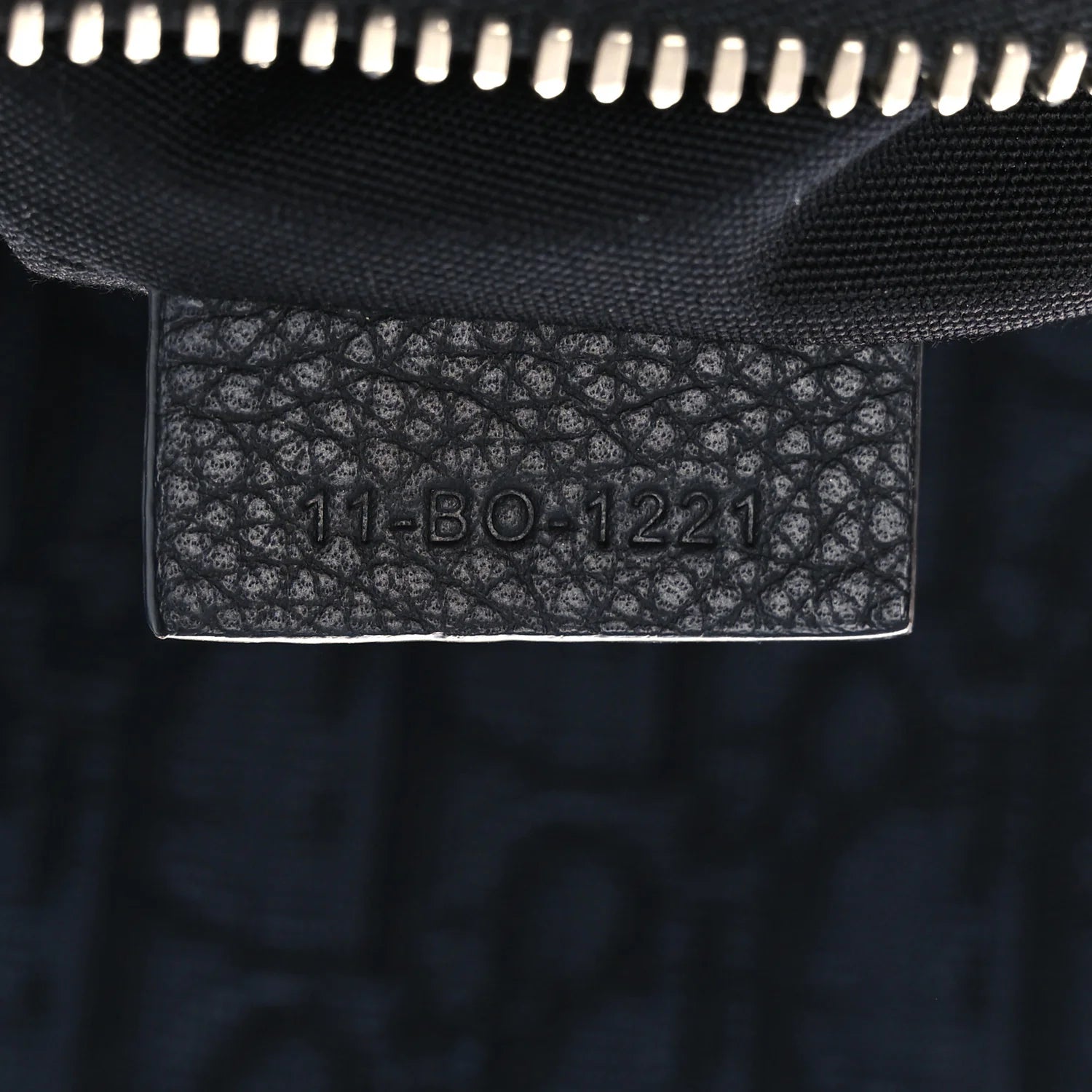 Oblique Mens Saddle Bag Black Blue