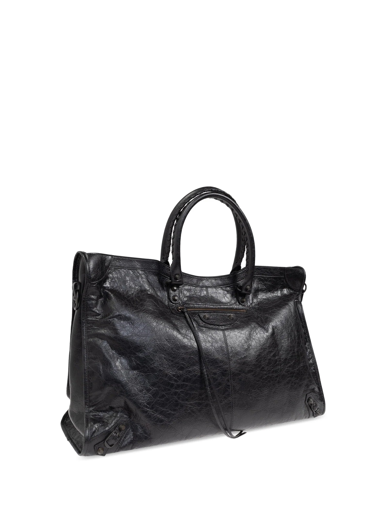 CITY TRAVEL LEATHER TOTE BAG