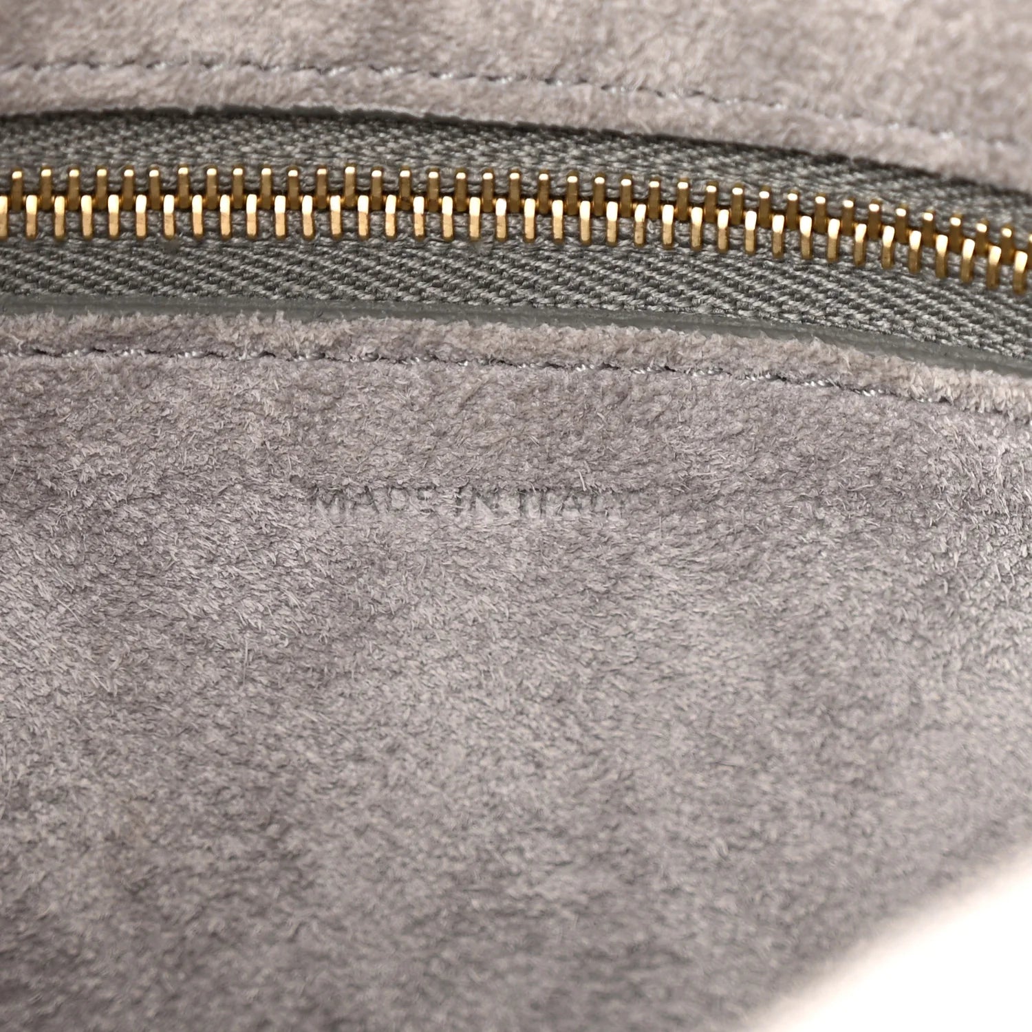 Soft Grained Calfskin Small Sangle Bucket Bag Kohl