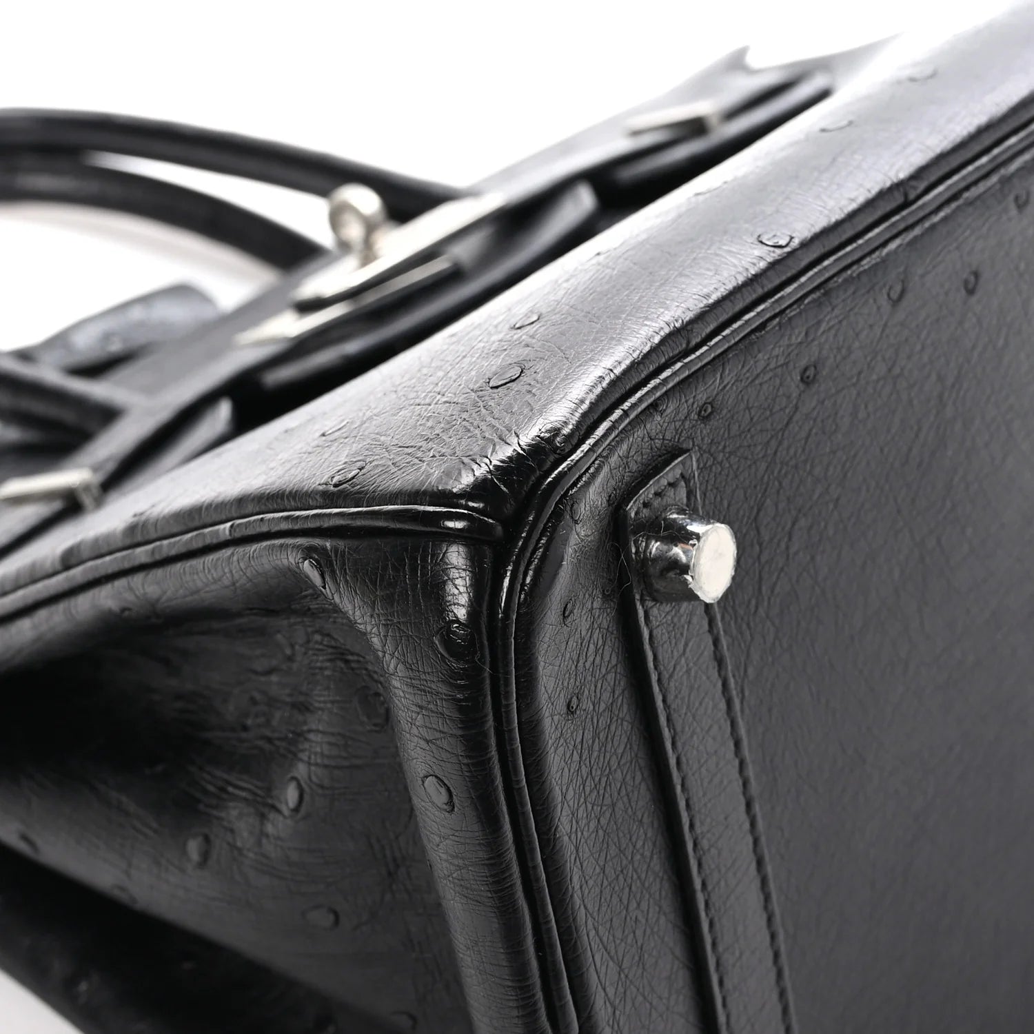 Ostrich Birkin 30 Black
