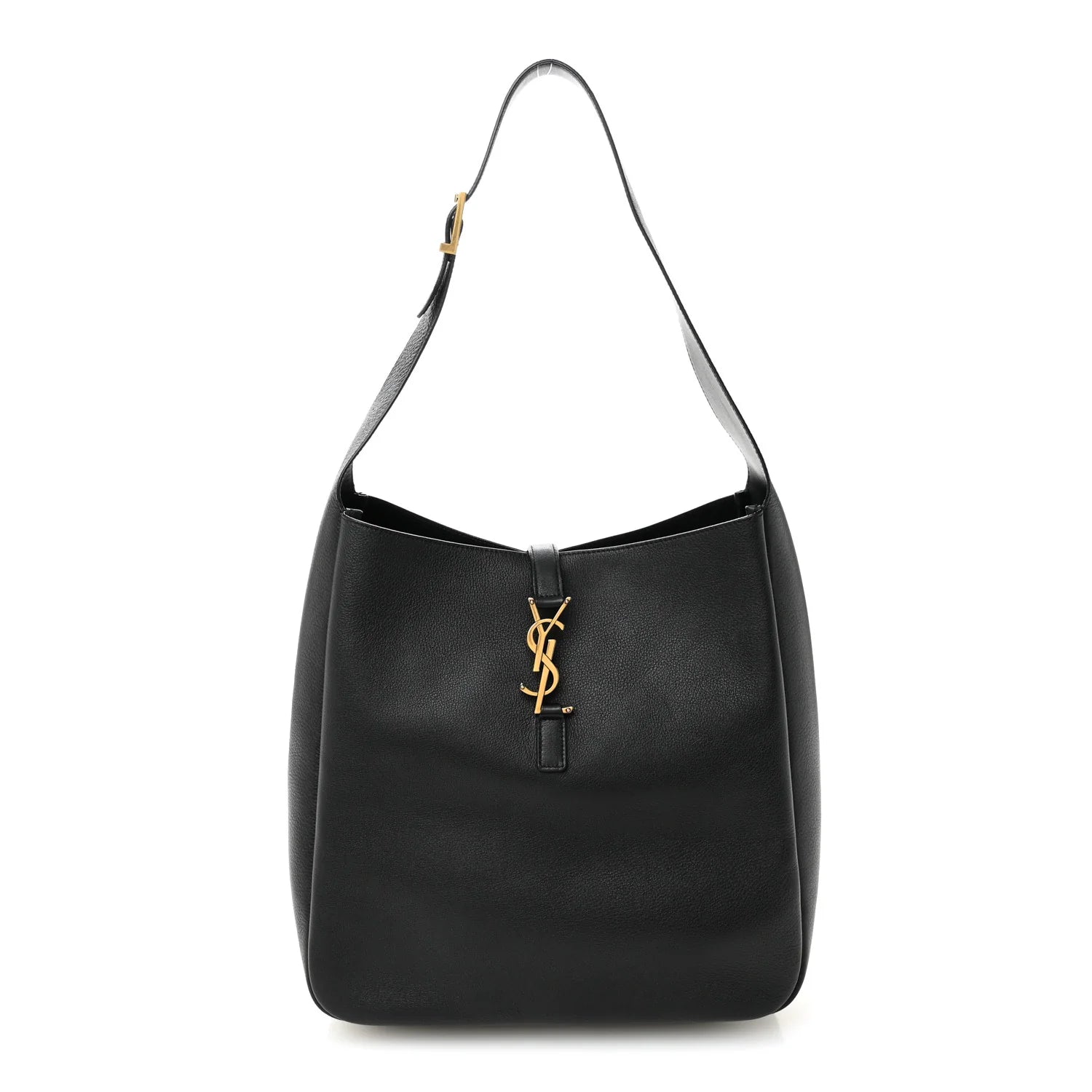 Supple Calfskin Large Le 5 a 7 Soft Hobo Black