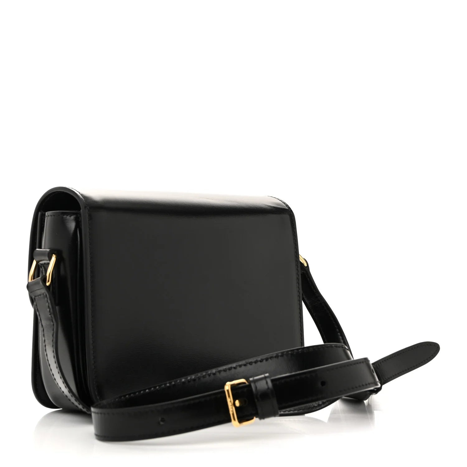 Shiny Calfskin Teen Triomphe Black