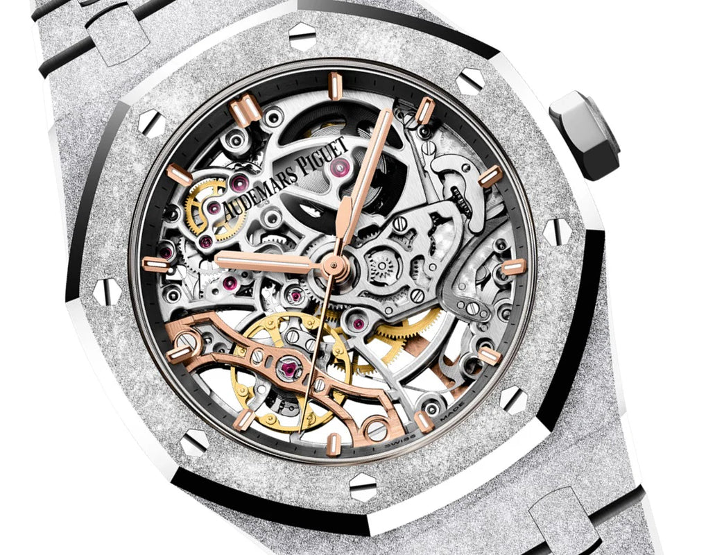Royal Oak DOUBLE BALANCE WHEEL OPENWORKED Ref# 15466BC.GG.1259BC.01