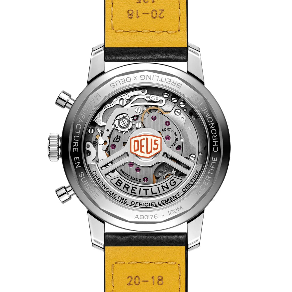 Unworn  Top Time B01 Deus Ref# AB01765A1B1X1, Box and Papers